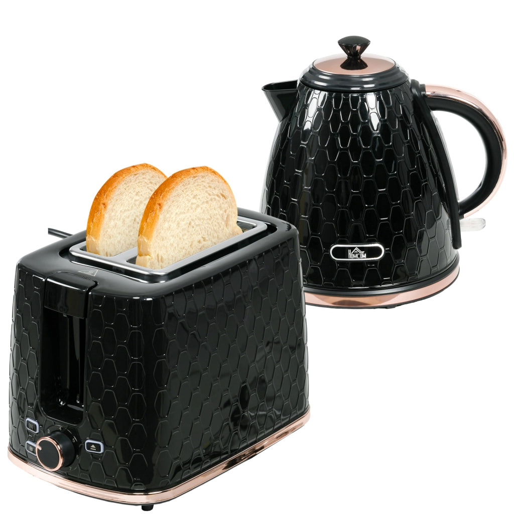 Set Bollitore e Tostapane ¨C Xylo ¨C 1,7 L, Display LED, Nero