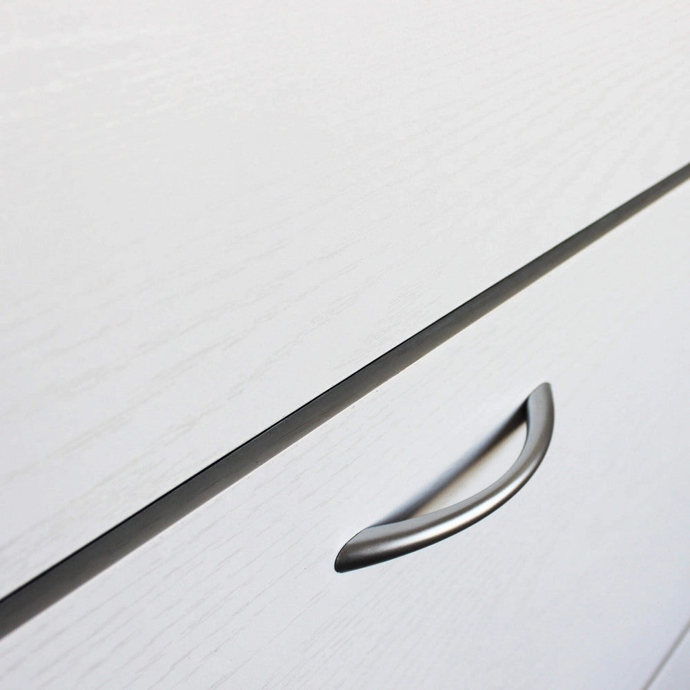 Scarpiera Vicky 60x24x115 h cm in Legno Bianca