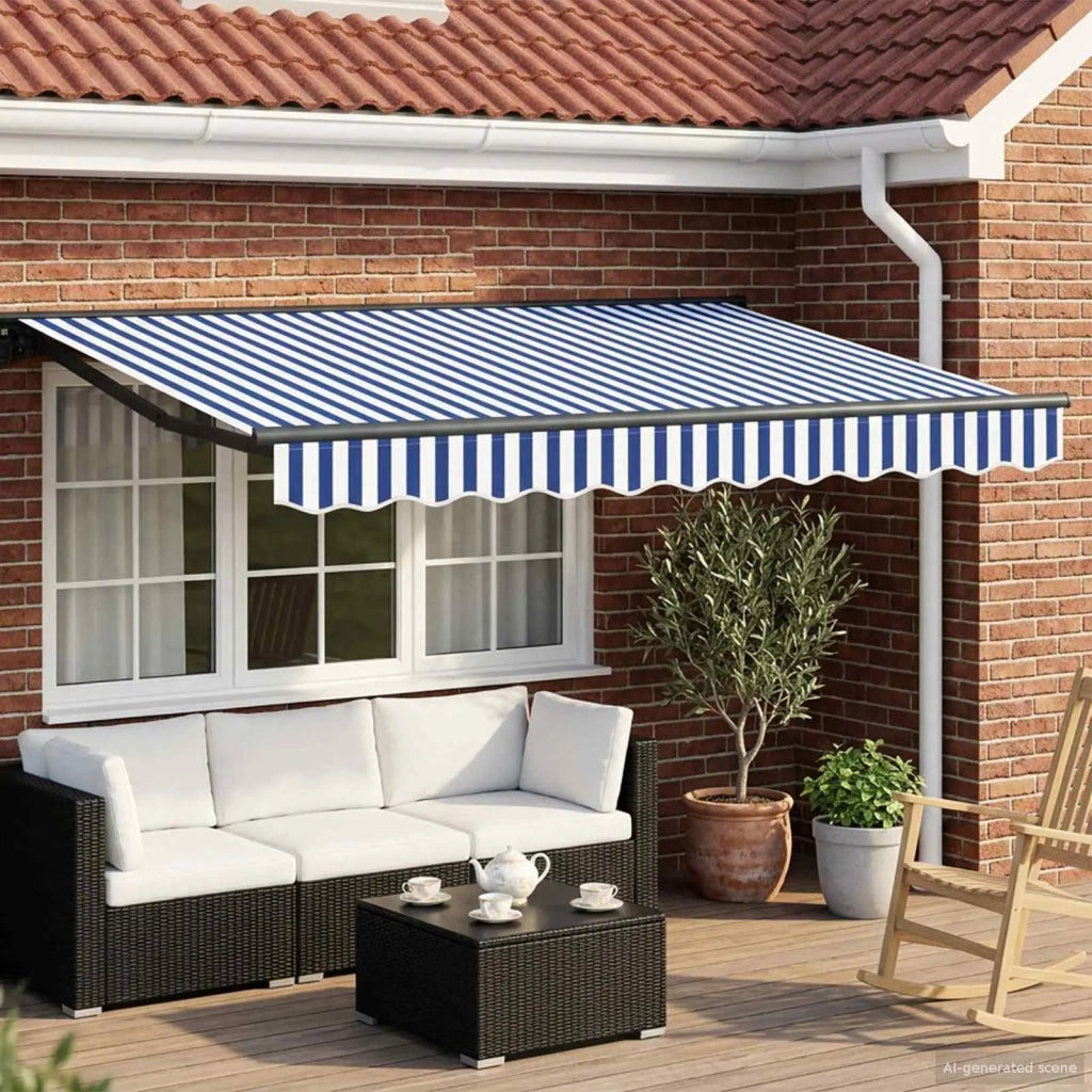 Cornice per Tenda Manuale con LED 3,5 x 2 m 3420762
