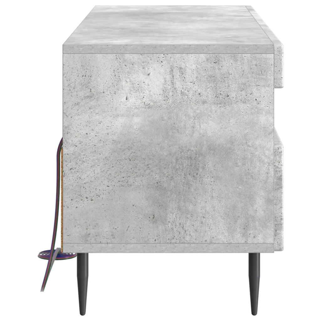 Mobile TV LED ZWOLLE 100 x 35 x 43 cm Grigio Cemento 896548