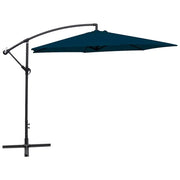 Ombrellone a Sbalzo da Giardino 3 m Blu 42201