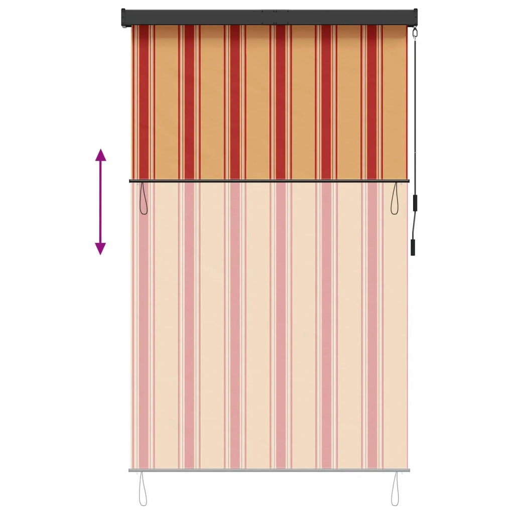 Tenda a rullo Multicolore 80 x 250 cm Tessuto e Alluminio 42037176