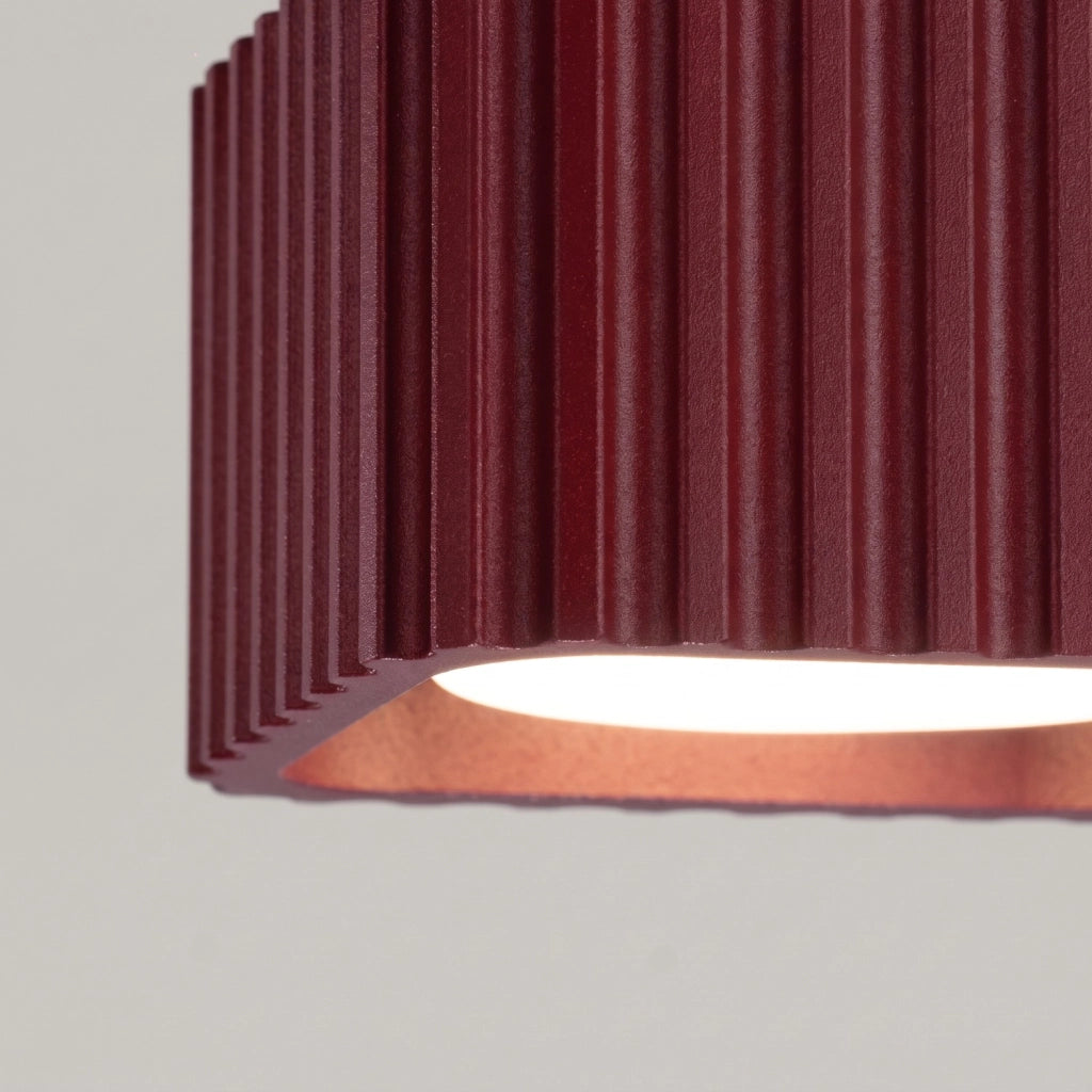 Plafoniera RIFF 1 bordeaux Gx53