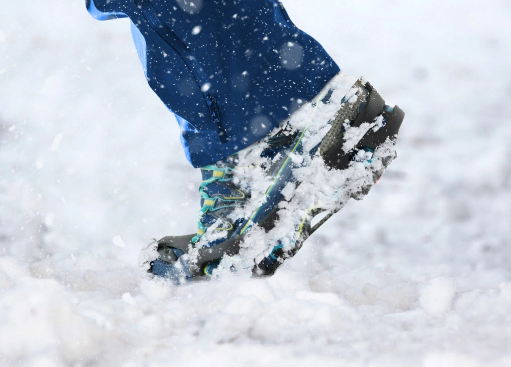 Ramponcini Per Ghiaccio Neve Flessibili Solette Scarpe/Scarponi Antiscivolo -30° - XL - Nero