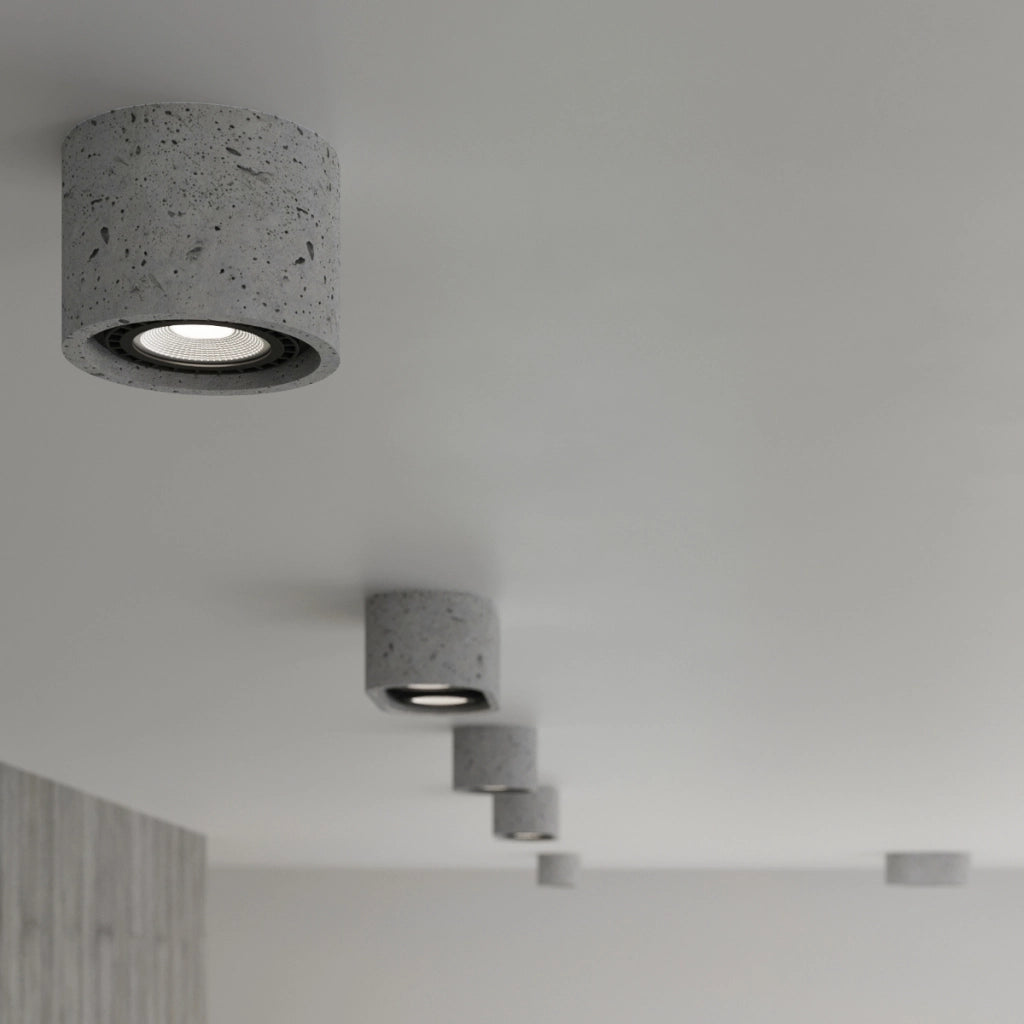 Lampada da soffitto Persian Indigo Basic grigio cemento 2x10W LED GU10 IP20