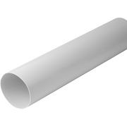TUBO TONDO PER VENTILAZIONE Ø 100 mm - barra 1 mt - PES