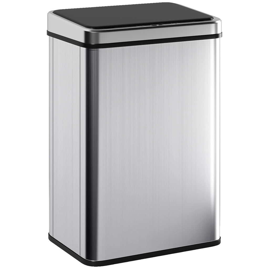 Pattumiera Automatica Sensore 40L ¨C Xylo ¨C Acciaio Inox 35,5x26x55cm Argento