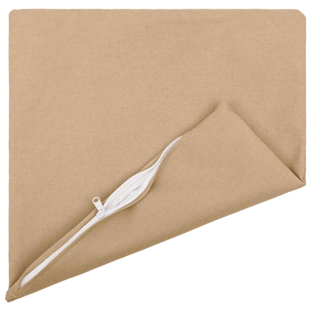 Federa 2 pz HEERLEN Crema 35 x 35 cm Tessuto 907999