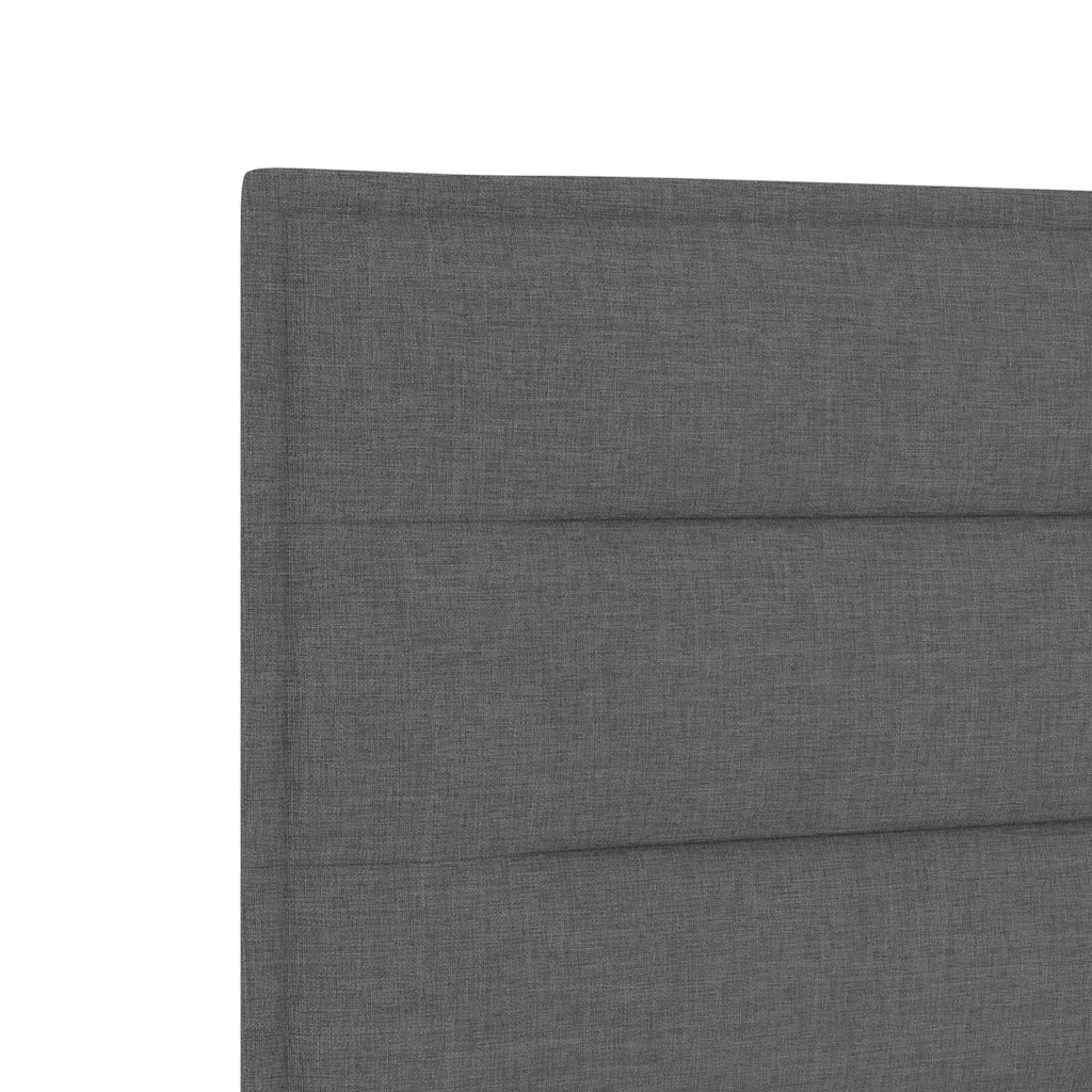 Testiera | Testata Grigio scuro 80 cm Tessuto