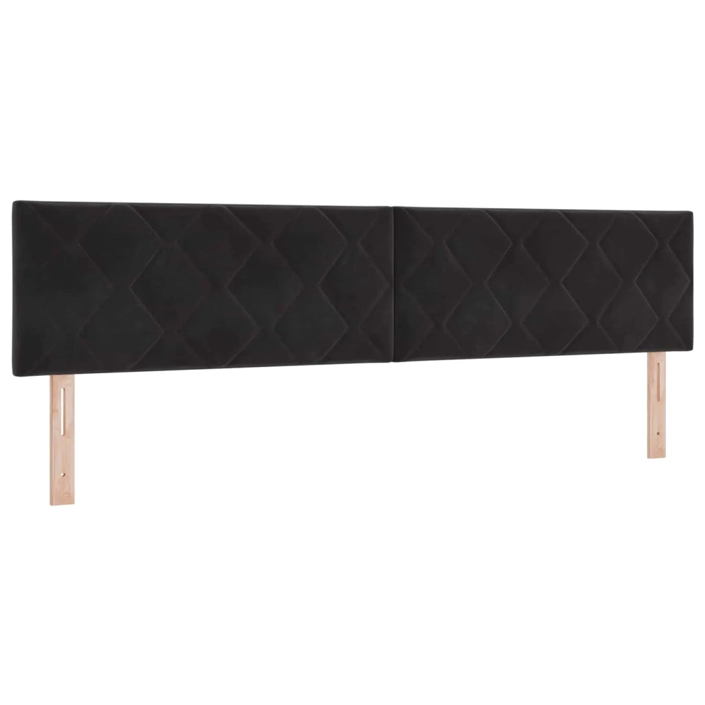 Letto con Contenitore con testiera 2 pz Nero 3458963