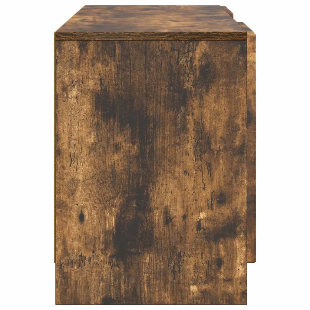 Mobile TV-Credenza per TV Rovere Fumo 102 x 34,5 x 47 cm Legno ingegnerizzato 555189