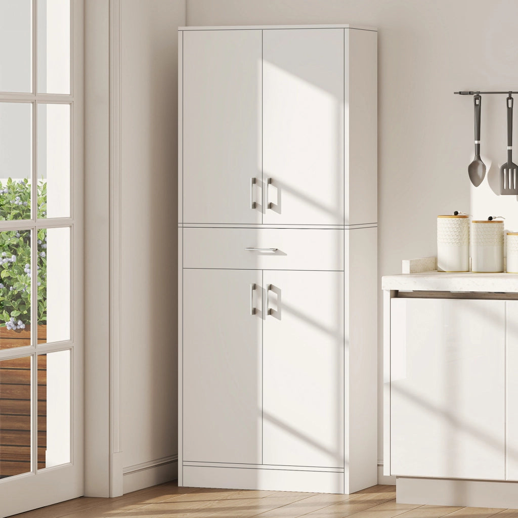 Buffet Armadio Cucina ¨C zephmum ¨C Bianco 180x60x40 cm