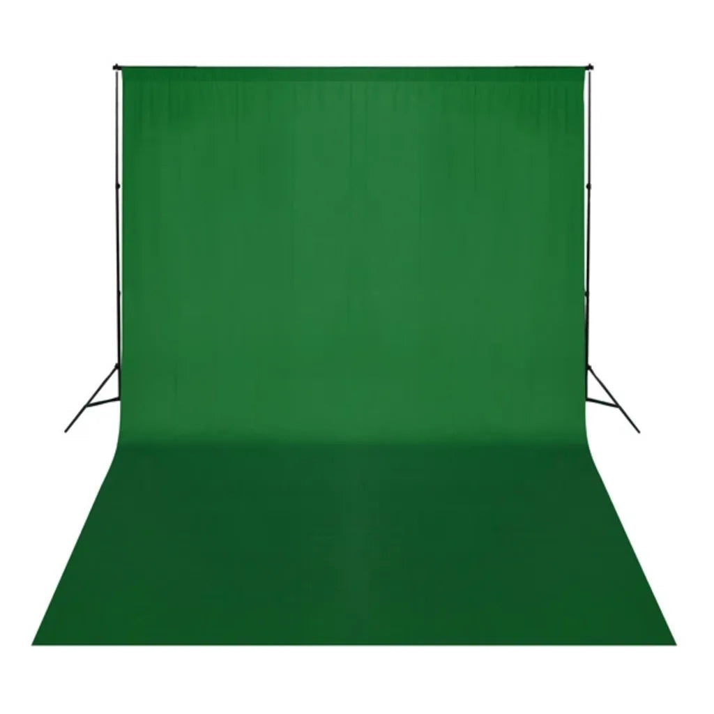 Fondale in Cotone Verde senza Supporto 500x300 cm per Croma Key 190005