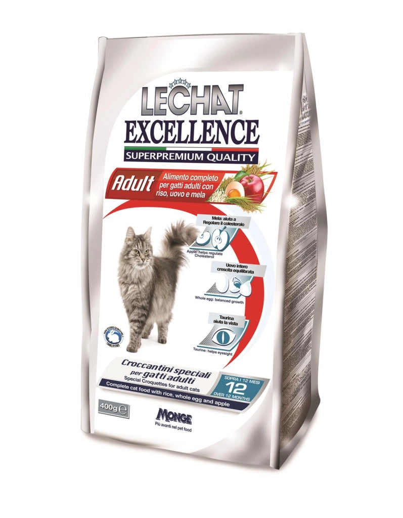 LECHAT EXCELLENCE SUPERPREMIUM CROCCANTINI 400 GRAMMI ADULT