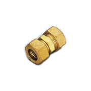 Raccordo 18x18mm diritto doppio a compressione con tenuta o-ring