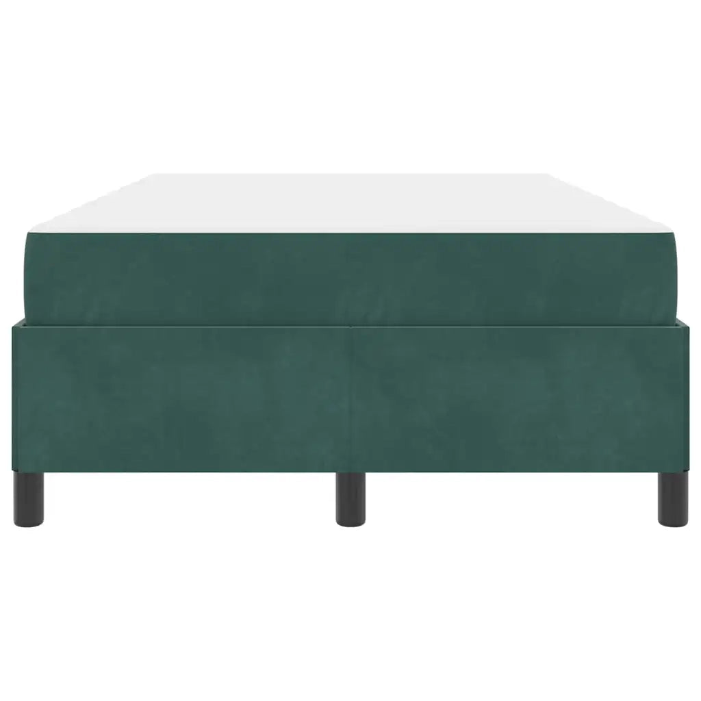 Letto matrimoniale | Letto per adulti | Struttura del letto Verde Scuro 120 x 200 cm Tessuto