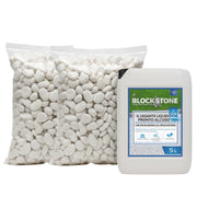 Kit stabilizzazione ciottoli 2 sacchi 25 kg con legante formato 5 l *** misura 25/40, confezione 1
