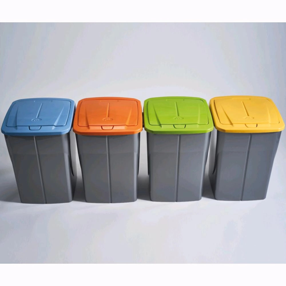 PATTUMIERA per RACCOLTA DIFFERENZIATA Colore AZZURRO 25 Litri ECOBIN 22x36x51 cm