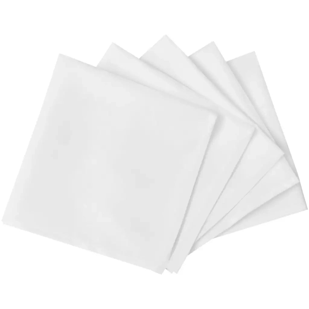 Tovaglioli da Tavola 100 pz Bianchi 50 x 50 cm CFW4233385