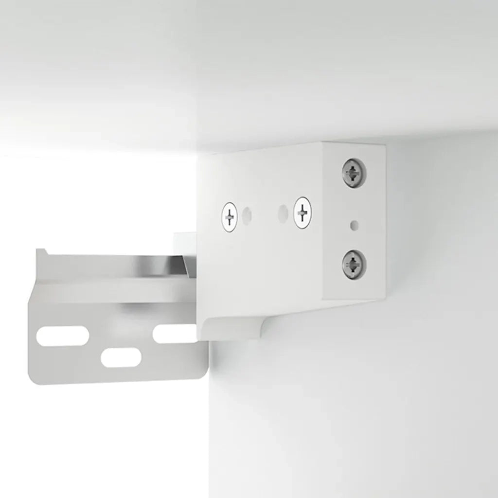Comodini a Muro 2 pz Bianchi 35x35x20 cm 812853