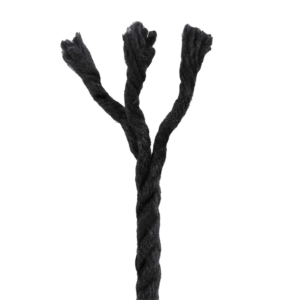 Corda | Fune Nero 0,6 x 0,6 x 50000 cm Cotone