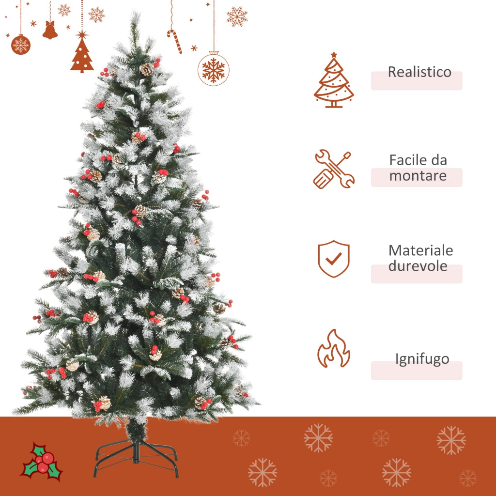 ALBERO DI NATALE INNEVATO