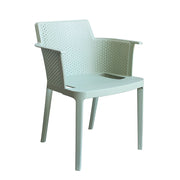 POLTRONA CATHY IN PLASTICA DI COLORE VERDE MENTA