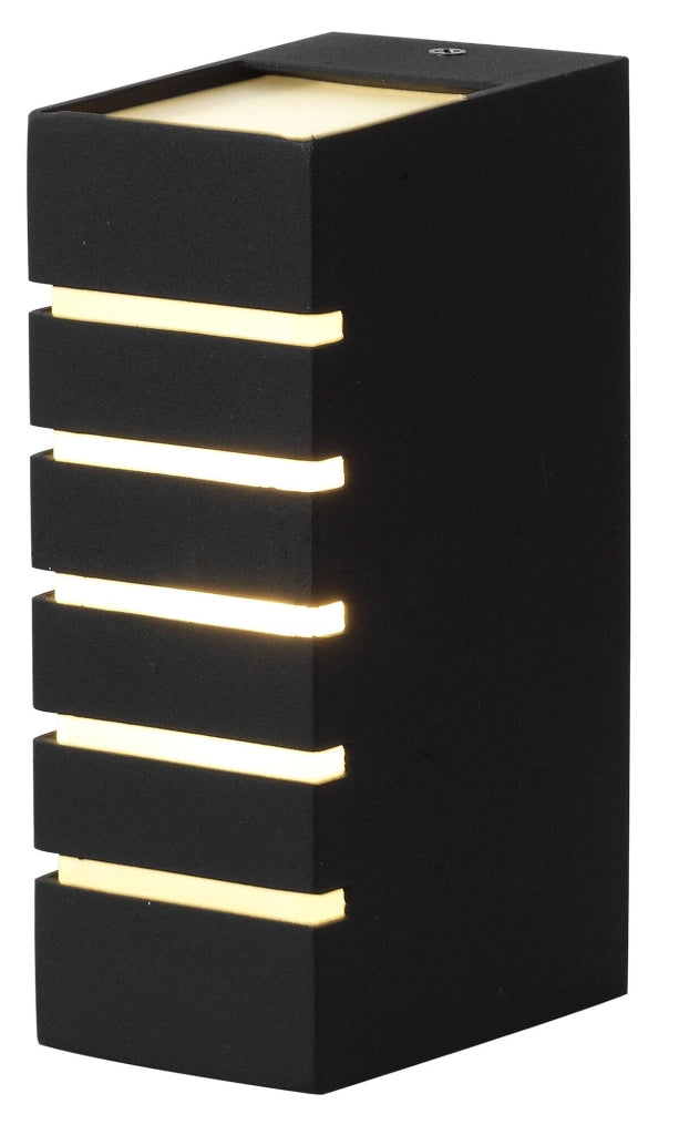Lampada Plafoniera da Parete 28W in Alluminio Bauer Nera