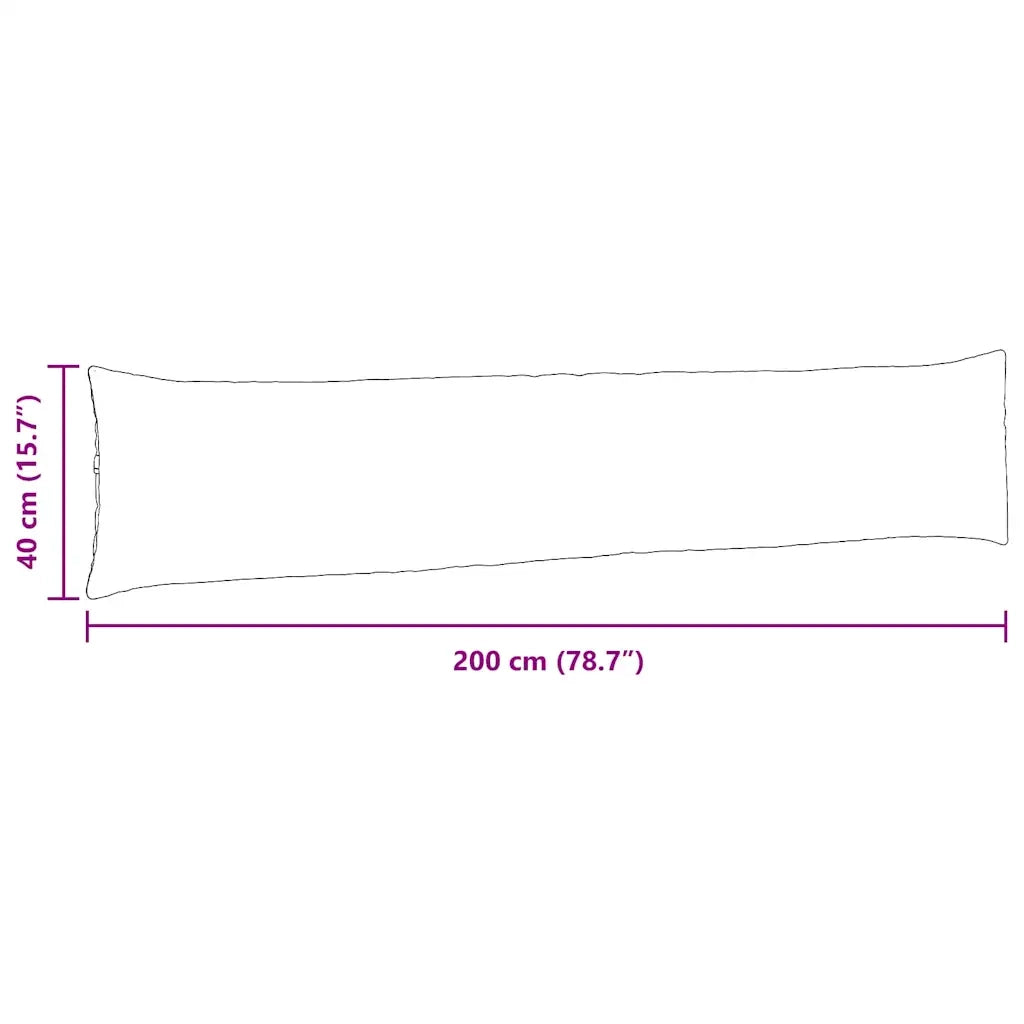 Cuscini da Divano 2 pcs Talpa 200 x 40 cm Tessuto 42013897