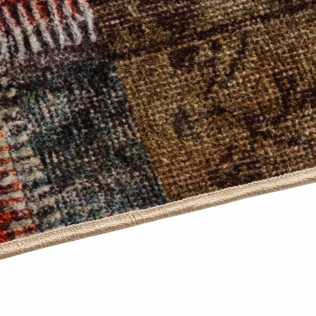 Runner Tappeto MARSA Multicolore 50 x 150 cm Poliestere e PVC 42023235