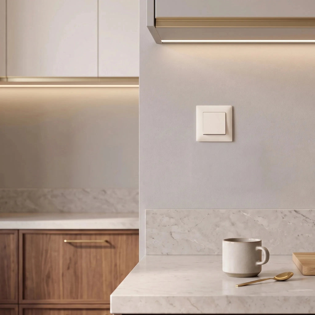 Interruttore Singolo Oste Jnh006-w Beige