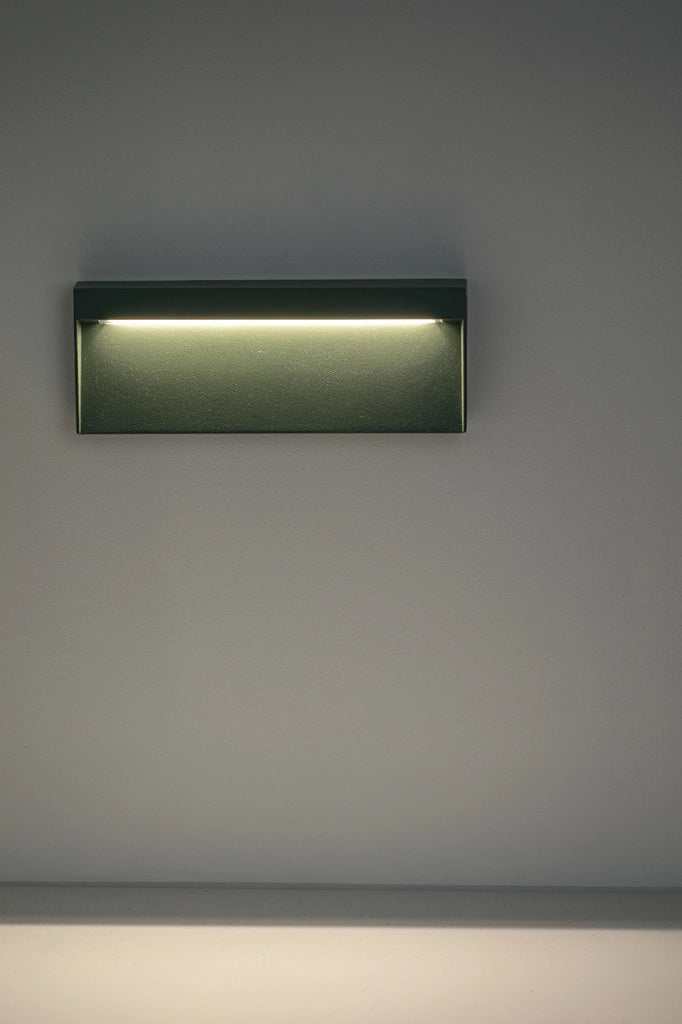 Applique KIKI a LED 8W 3000K IP65 - Struttura in Alluminio Antracite per Esterni, Segnapasso a Parete 50° Angolo Luce - Rossini Group