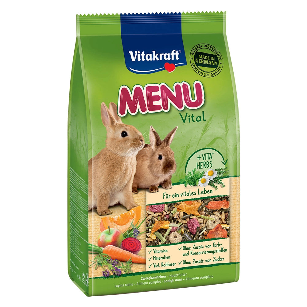 ALIMENTO PER CONIGLI 'MENU' kg. 1  - VITAKRAFT