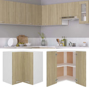 Armoire d'angle suspendue Lyon Chêne Sonoma 57x57x60 cm