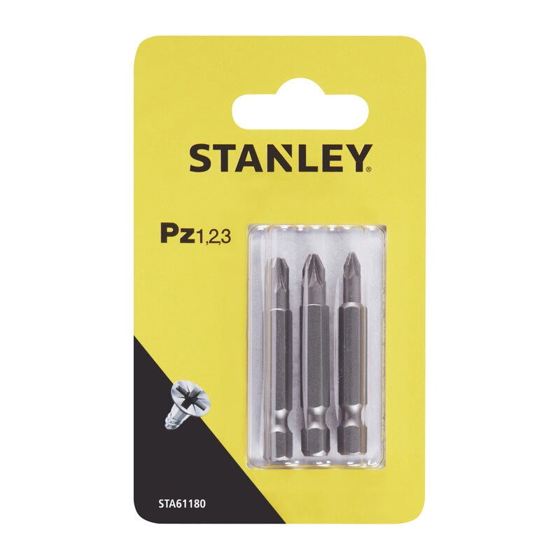 PIRANHA STANLEY STA61180 (X61180)  3 INSERTI MM.48 PZ 1-2-3- 1,0 confezione