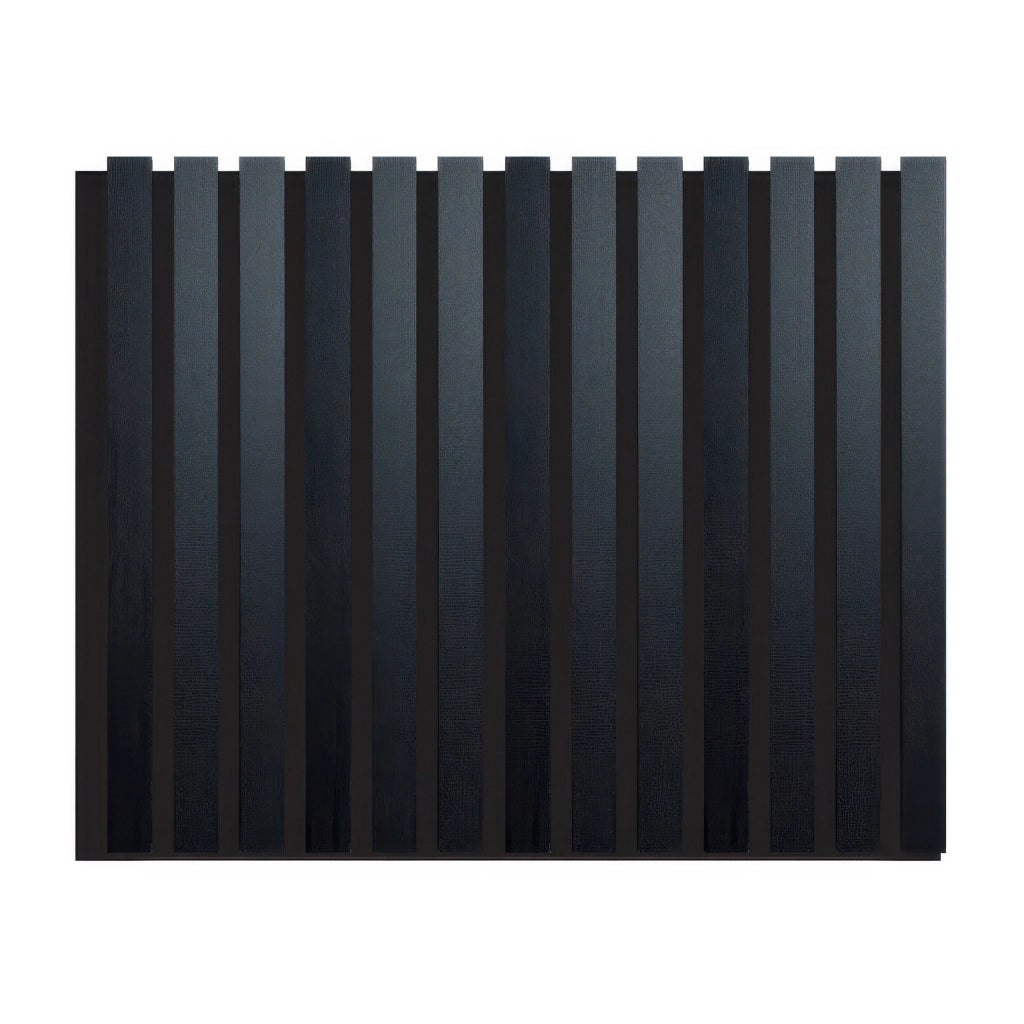 Pannello Fonoassorbente Flessibile in MDF Nero 60 x 275 cm per Pareti e Soffitti