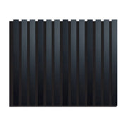 Pannello Fonoassorbente Flessibile in MDF Nero 60 x 275 cm per Pareti e Soffitti