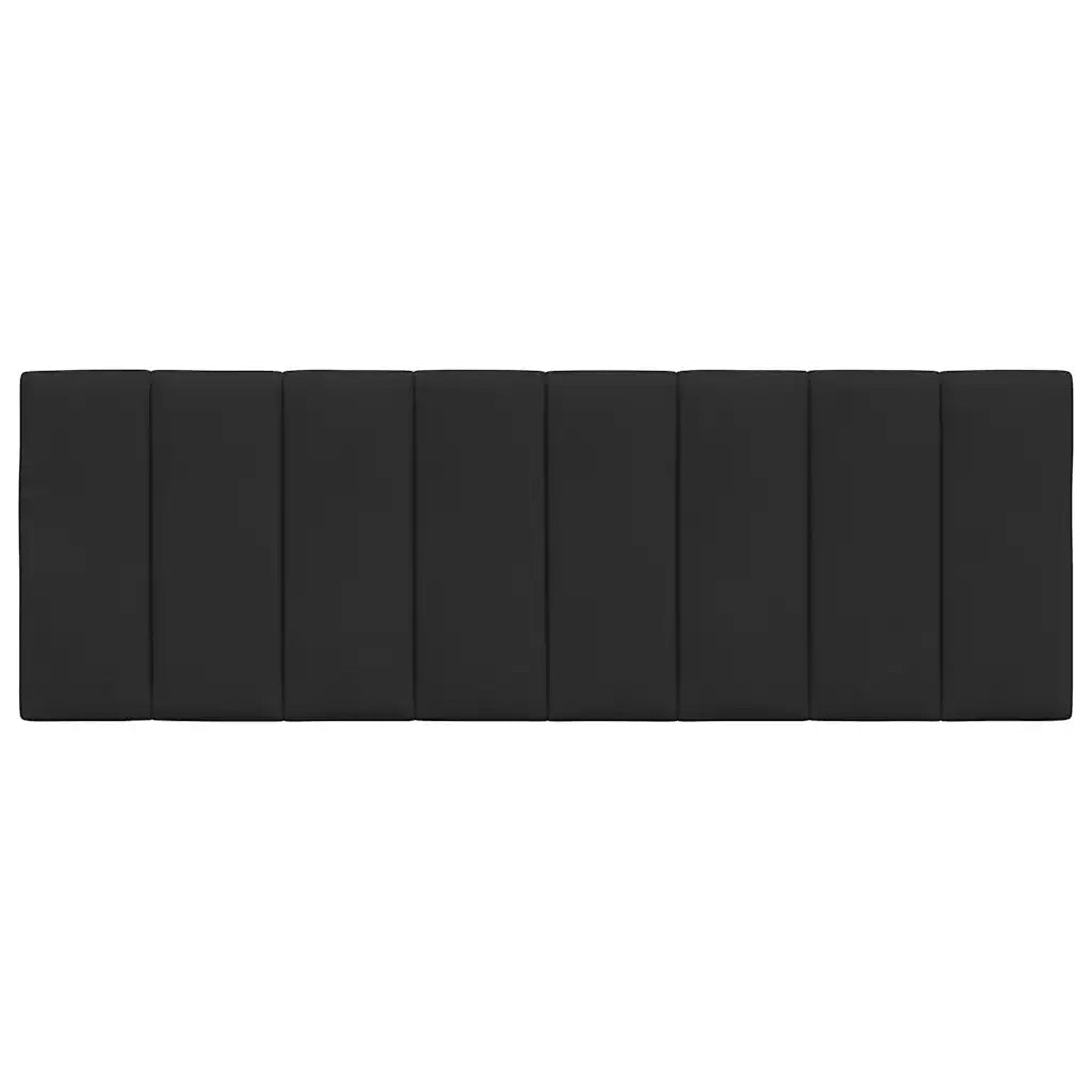 Coussin de tête de lit Hanko noir 120 cm velours