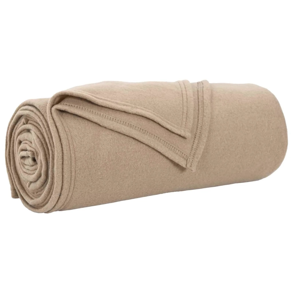 Coperte da Pile 24 pcs Cammello 200 x 150 cm Panno
