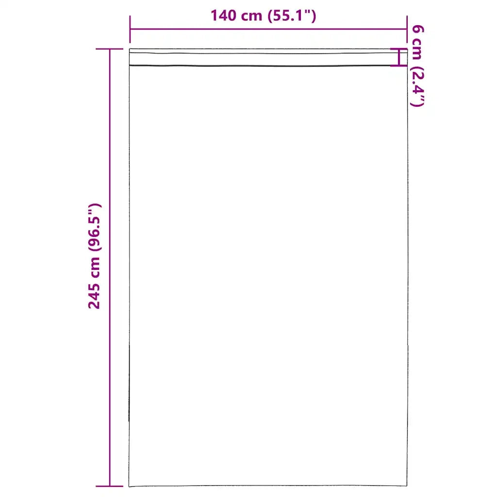 Tende in Voile con Tasche per Aste 2 pz Arancio 4102194