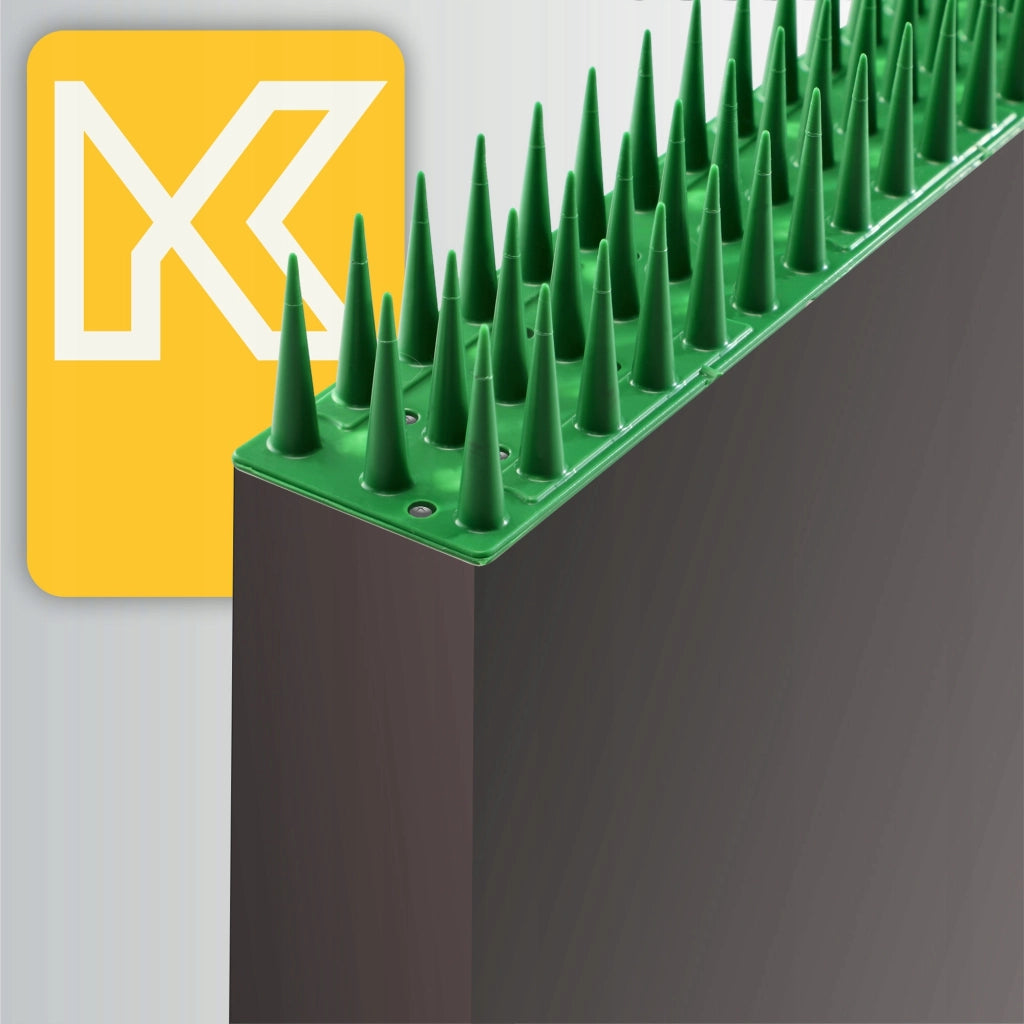 Punte anti-piccioni KADAX, 51 cm, in plastica densa e resistente, 6 pezzi