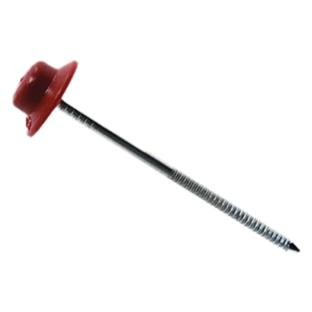 Chiodo fissaggio lastra bitumata 60 mm rosso