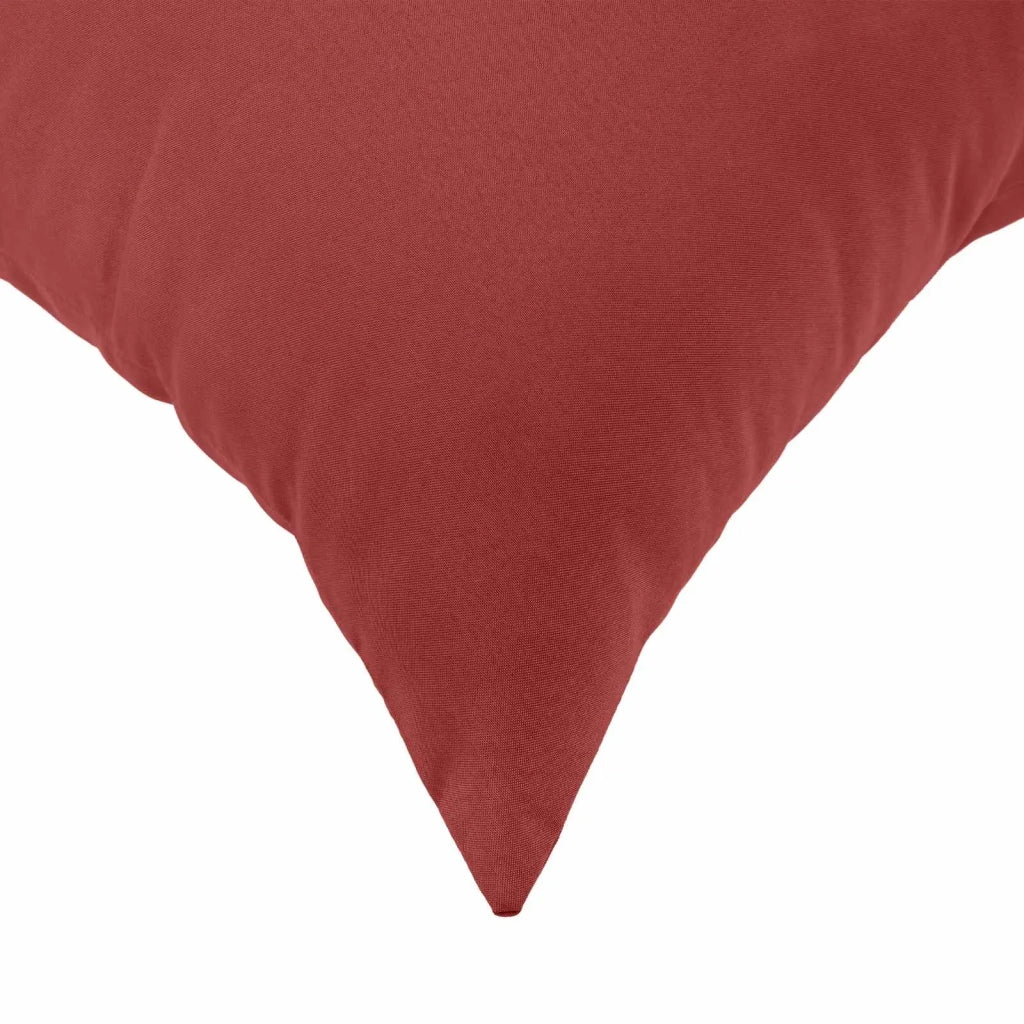 Cuscino con cuscino HEERLEN 2 pz Rosso Vino Poliestere 926260