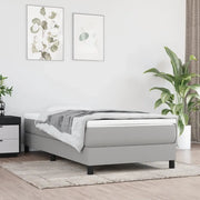 Materasso a Molle per Bambini Rigidità Media Grigio Chiaro 80x160 cm Tessuto 4016535