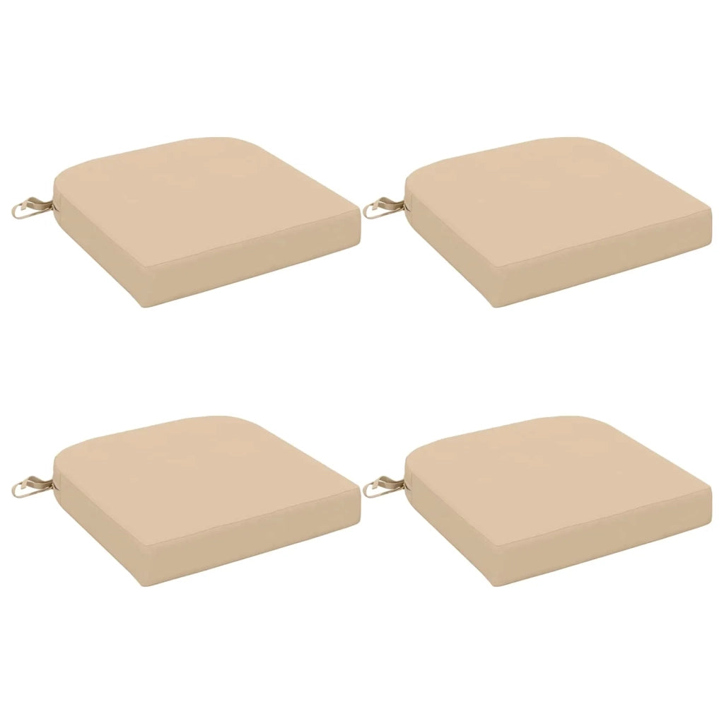 Cuscini per sedile a 4 pezzi SOEST 4 pz 100% Poliestere Crema 945188