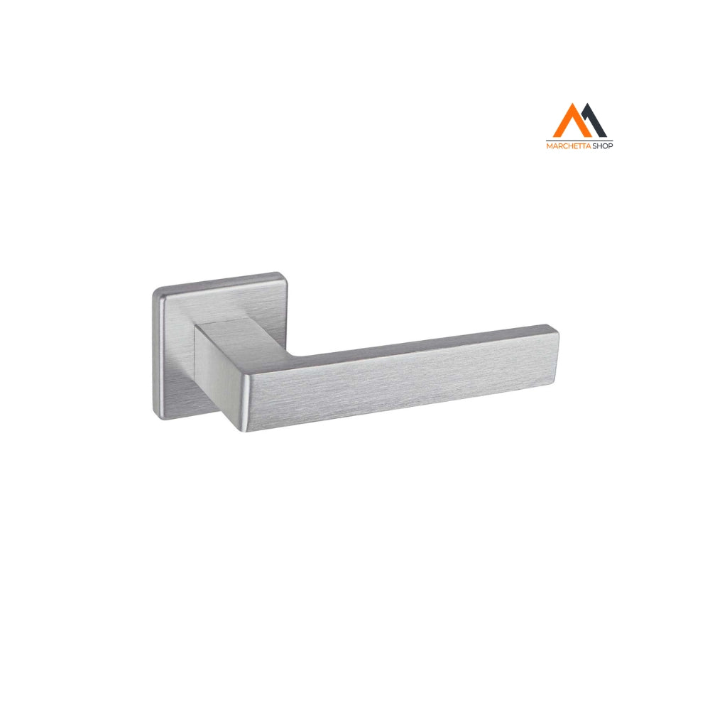 MANIGLIA SU ROSETTA QUADRA H7 WILLY ALU TAGLIA: WILLY ALU, COLORE: NERO OPACO RAL9005