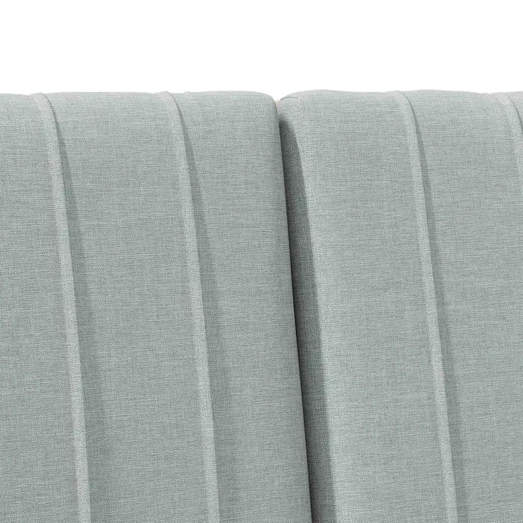Testiera | Testata imbottita Grigio chiaro 200 cm Pino massello