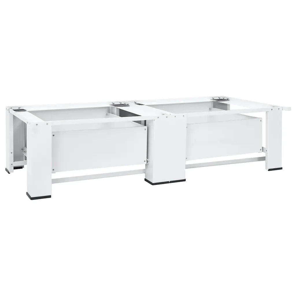 Supporto Doppio Lavatrice e Asciugatrice con Cassetti Bianco 51195