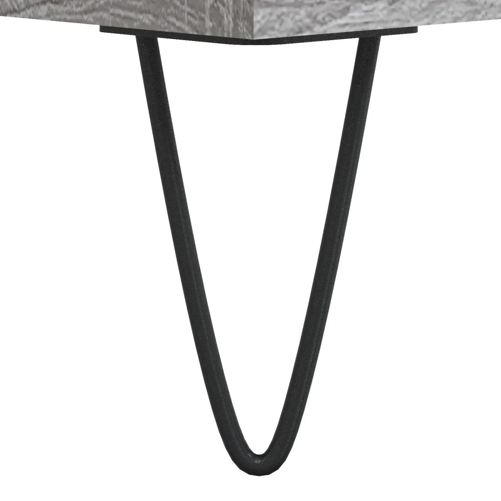 2 pz Tavolini salotto | Tavolino da caff¨¨ | Tavolino da Soggiorno Grigio Sonoma 50x46x50cm Legno Multistrato