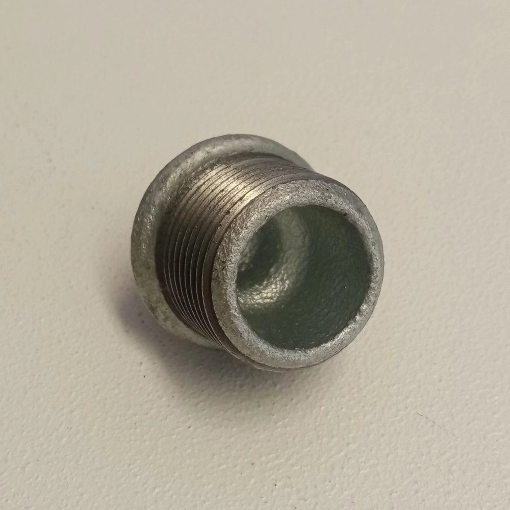Raccordo m 1''+1/2 tappo di ghisa zincata malleabile